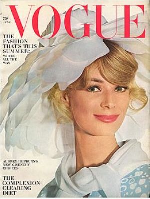 Vintage Vogue magazine covers - wah4mi0ae4yauslife.com - Vintage Vogue June 1964 - Anne de Zogheb.jpg